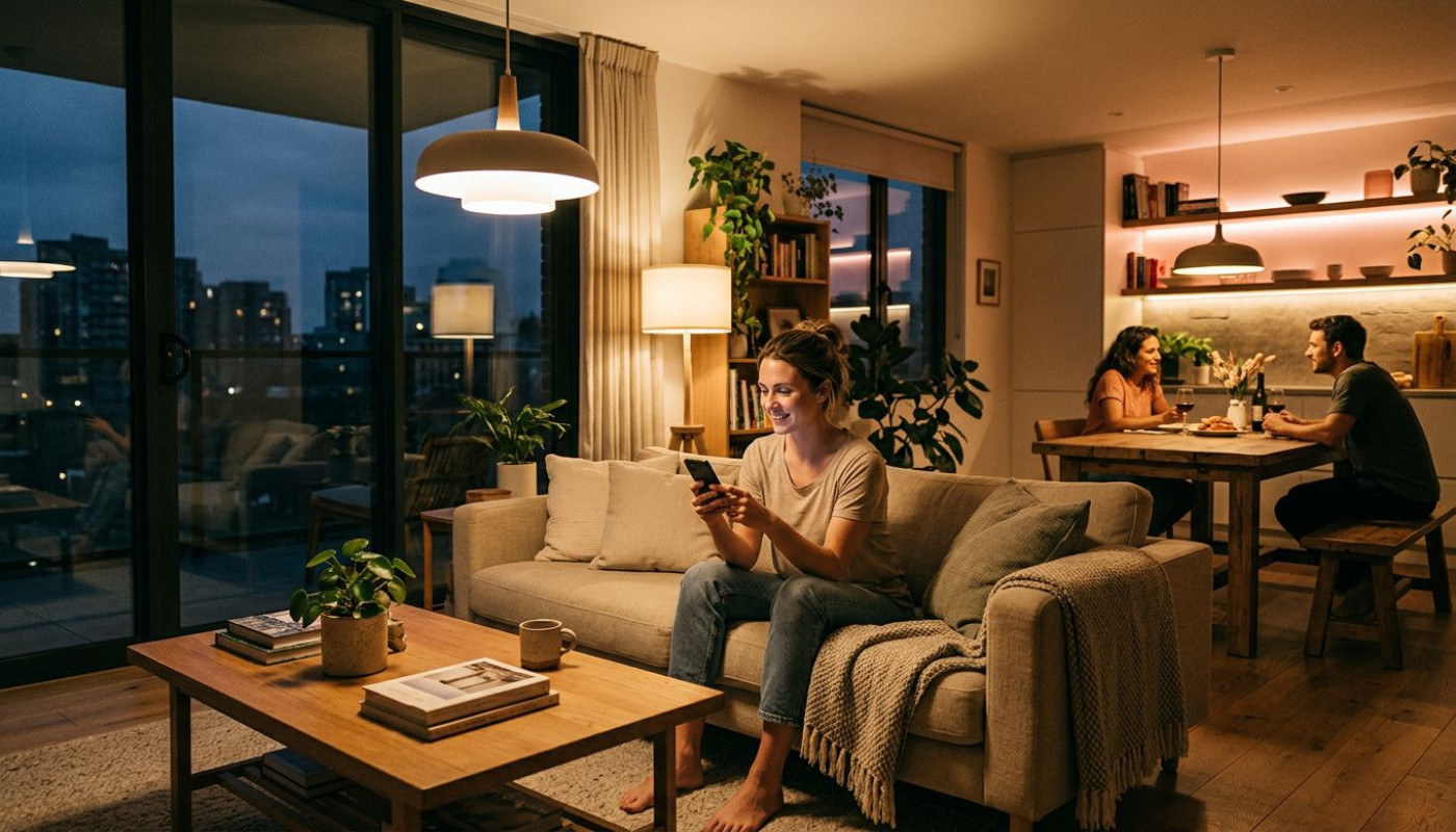 Comment la lumière connectée redéfinit nos espaces de vie quotidiens