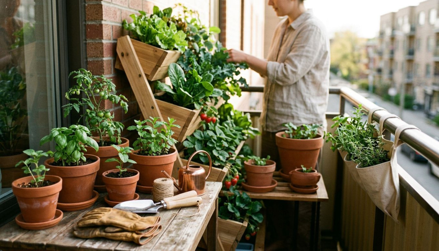 Essentials pour transformer un petit espace en un jardin productif